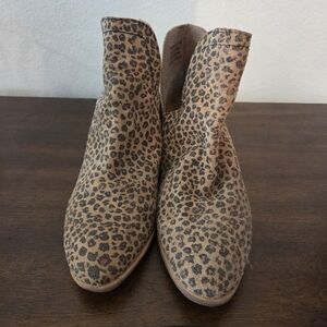 Coconuts by Matisse Tan Leopard Ankle Booties